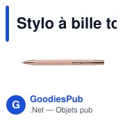 Stylo à bille toucher gomme en aluminium recyclé Anisa - Miniature 35