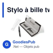Stylo à bille personnalisable Charles Dickens® avec logo - Miniature 7