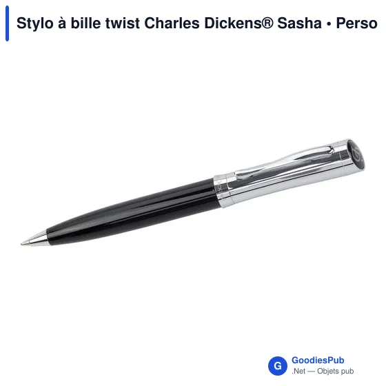 Stylo à bille twist Charles Dickens® Sasha - Image 5
