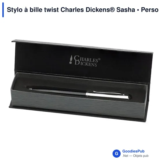 Stylo à bille twist Charles Dickens® Sasha - Image 6