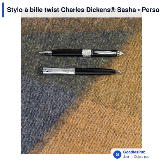 Stylo à bille twist Charles Dickens® Sasha - Image 7