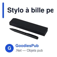 Stylo à bille personnalisable en laiton écologique avec logo - Hadi - Miniature 2