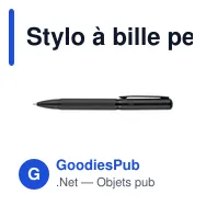 Stylo à bille personnalisable en laiton écologique avec logo - Hadi - Miniature 3