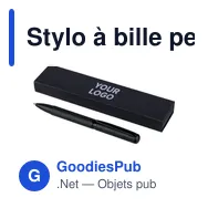Stylo à bille personnalisable en laiton écologique avec logo - Hadi - Miniature 4