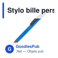 Stylo bille personnalisable soft touch clip métal avec logo - Vegas - Miniature 2