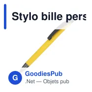 Stylo bille personnalisable soft touch clip métal avec logo - Vegas - Miniature 3