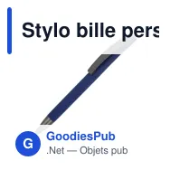 Stylo bille personnalisable soft touch clip métal avec logo - Vegas - Miniature 5