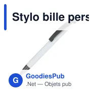 Stylo bille personnalisable soft touch clip métal avec logo - Vegas - Miniature 8