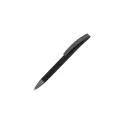 Variante Noir - Stylo bille personnalisable soft touch clip métal avec logo - Vegas