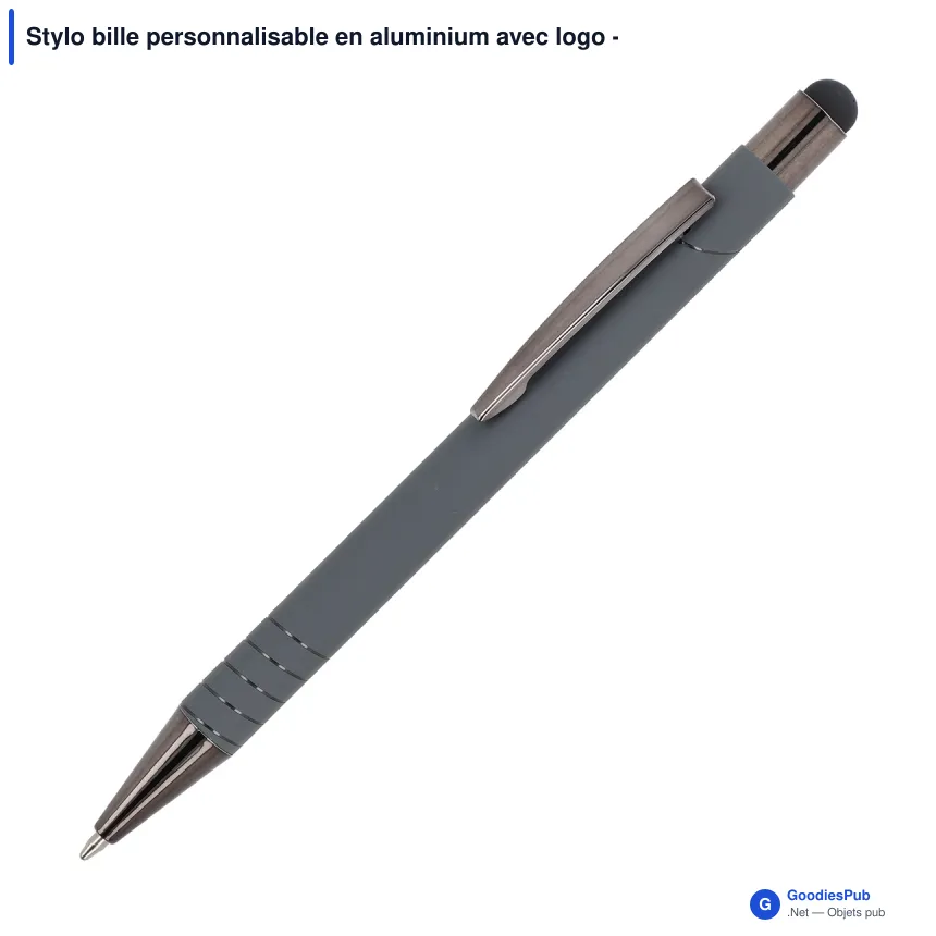 Stylo bille personnalisable en aluminium avec logo - Venice Deluxe - Image 3