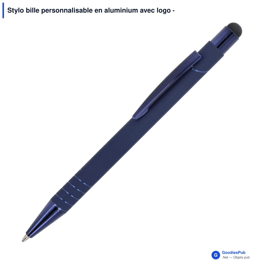 Stylo bille personnalisable en aluminium avec logo - Venice Deluxe - Image 6