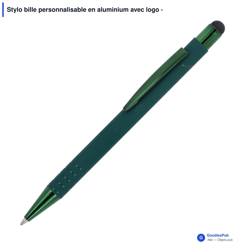 Stylo bille personnalisable en aluminium avec logo - Venice Deluxe - Image 7