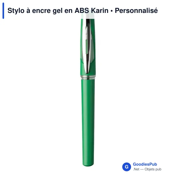 Stylo à encre gel en ABS Karin - Image 1
