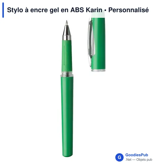 Stylo à encre gel en ABS Karin - Image 3
