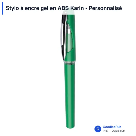 Stylo à encre gel en ABS Karin - Image 4