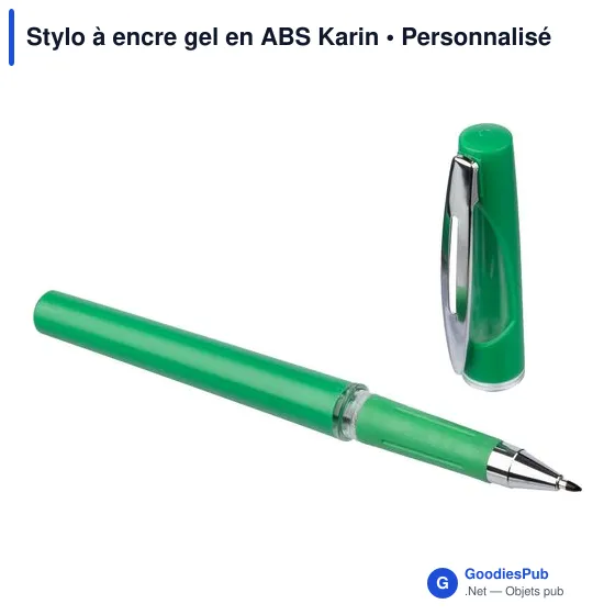 Stylo à encre gel en ABS Karin - Image 5