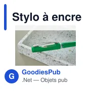 Stylo à encre gel en ABS Karin - Miniature 6