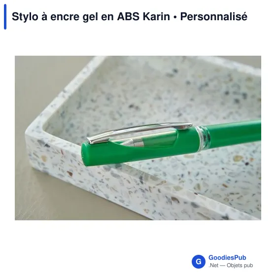 Stylo à encre gel en ABS Karin - Image 6