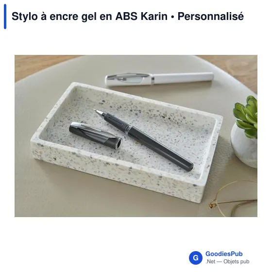 Stylo à encre gel en ABS Karin - Image 7