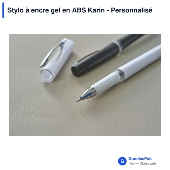 Stylo à encre gel en ABS Karin - Image 8