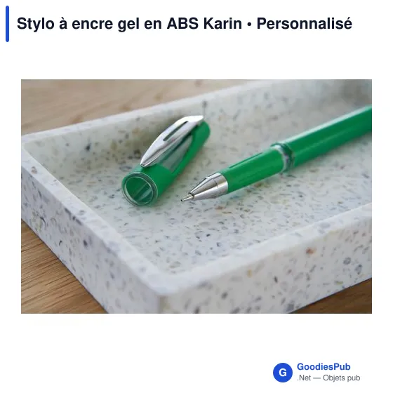 Stylo à encre gel en ABS Karin - Image 9