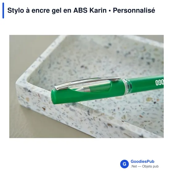 Stylo à encre gel en ABS Karin - Image 10