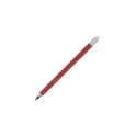 Variante Rouge - Stylo sans encre personnalisable en papier avec gomme avec logo - Papier