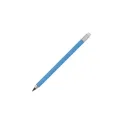 Variante Bleu - Stylo sans encre personnalisable en papier avec gomme avec logo - Papier