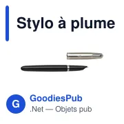 Stylo à plume personnalisable avec logo - Parker 51 en acier inoxydable - Miniature 4