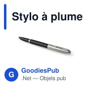 Stylo à plume personnalisable avec logo - Parker 51 en acier inoxydable - Miniature 7