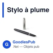 Stylo à plume personnalisable avec logo - Parker 51 en acier inoxydable - Miniature 8