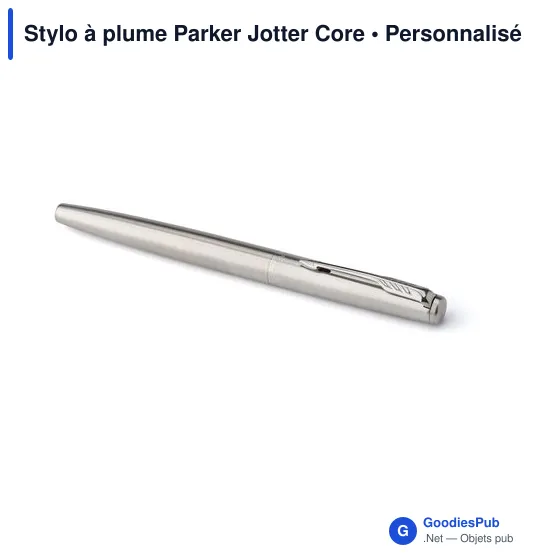 Stylo à plume personnalisable Parker Jotter Core avec logo - Image 3