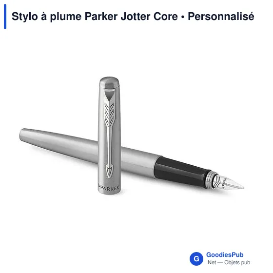 Stylo à plume personnalisable Parker Jotter Core avec logo - Image 5
