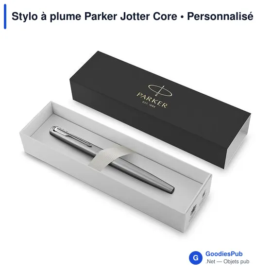 Stylo à plume personnalisable Parker Jotter Core avec logo - Image 6