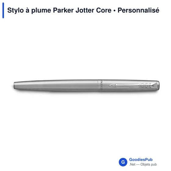 Stylo à plume personnalisable Parker Jotter Core avec logo - Image 8