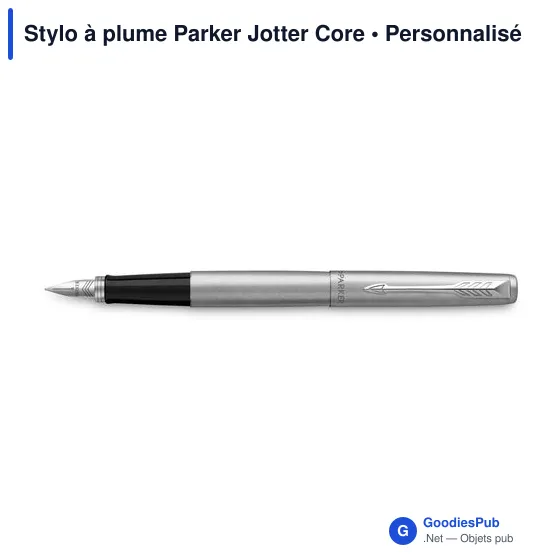Stylo à plume personnalisable Parker Jotter Core avec logo - Image 9