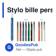 Stylo bille personnalisable en aluminium avec logo - Alicante Spécial - Miniature 1