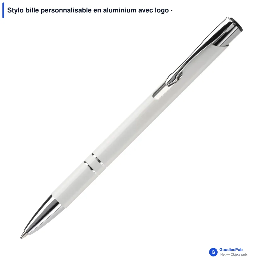 Stylo bille personnalisable en aluminium avec logo - Alicante Spécial - Image 2
