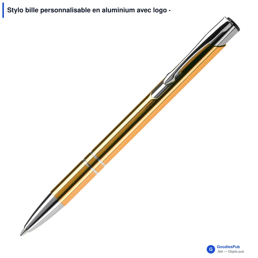 Stylo bille personnalisable en aluminium avec logo - Alicante Spécial - Image 11