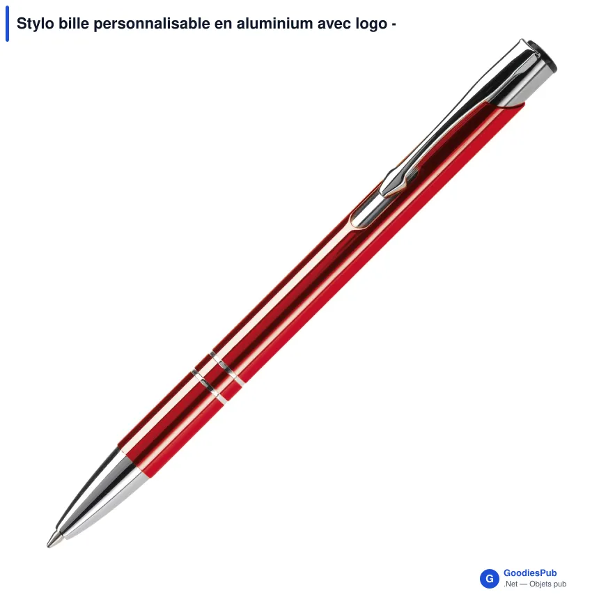 Stylo bille personnalisable en aluminium avec logo - Alicante Spécial - Image 3