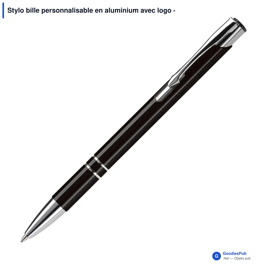 Stylo bille personnalisable en aluminium avec logo - Alicante Spécial - Image 4