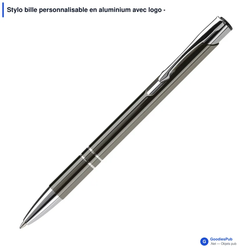Stylo bille personnalisable en aluminium avec logo - Alicante Spécial - Image 6