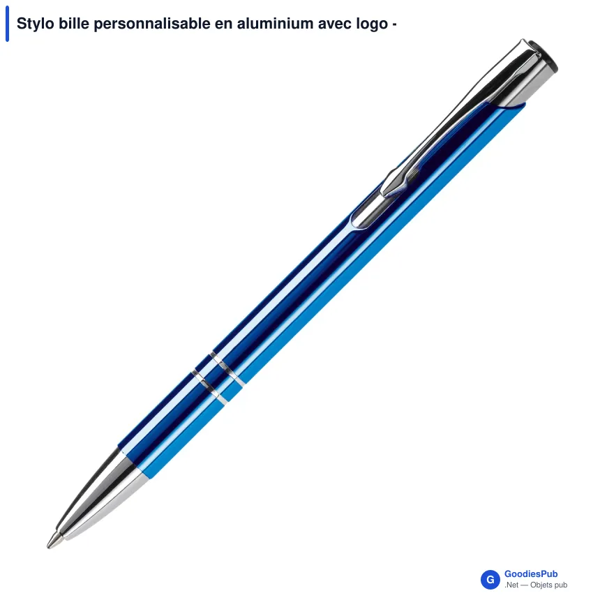 Stylo bille personnalisable en aluminium avec logo - Alicante Spécial - Image 7