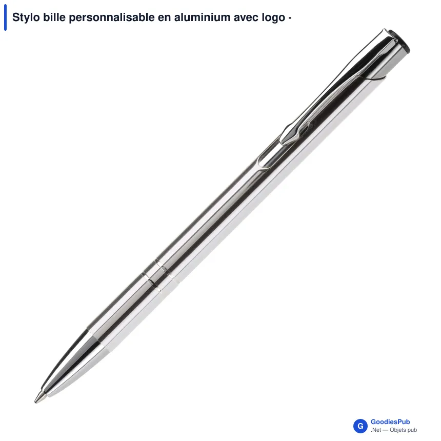 Stylo bille personnalisable en aluminium avec logo - Alicante Spécial - Image 9