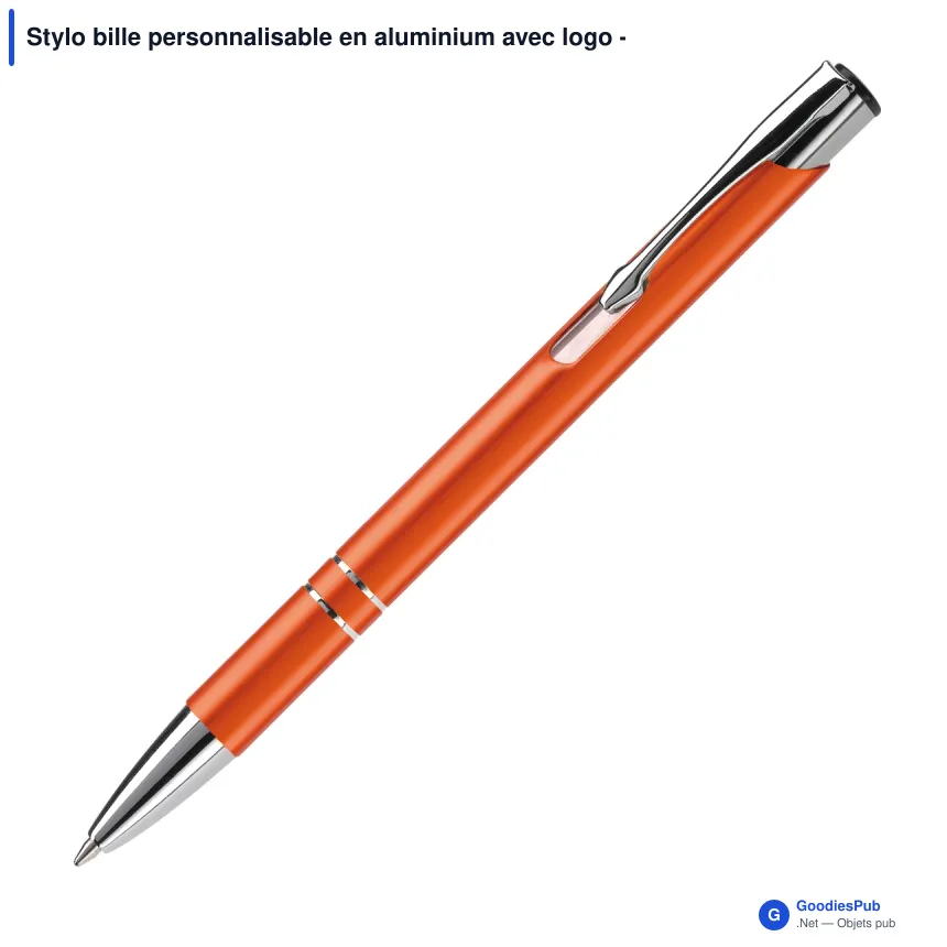 Stylo bille personnalisable en aluminium avec logo - Alicante Spécial - Image 10