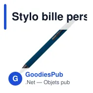 Stylo bille personnalisable en aluminium toucher doux - Alicante - Miniature 2
