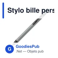 Stylo bille personnalisable en aluminium toucher doux - Alicante - Miniature 9