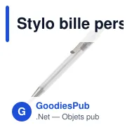 Stylo bille personnalisable en ABS givré avec clip métal - Antartica - Miniature 3