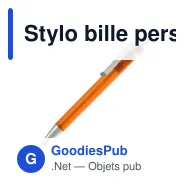 Stylo bille personnalisable en ABS givré avec clip métal - Antartica - Miniature 4