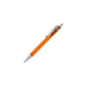 Variante Orange givré - Stylo bille personnalisable en ABS givré avec clip métal - Antartica